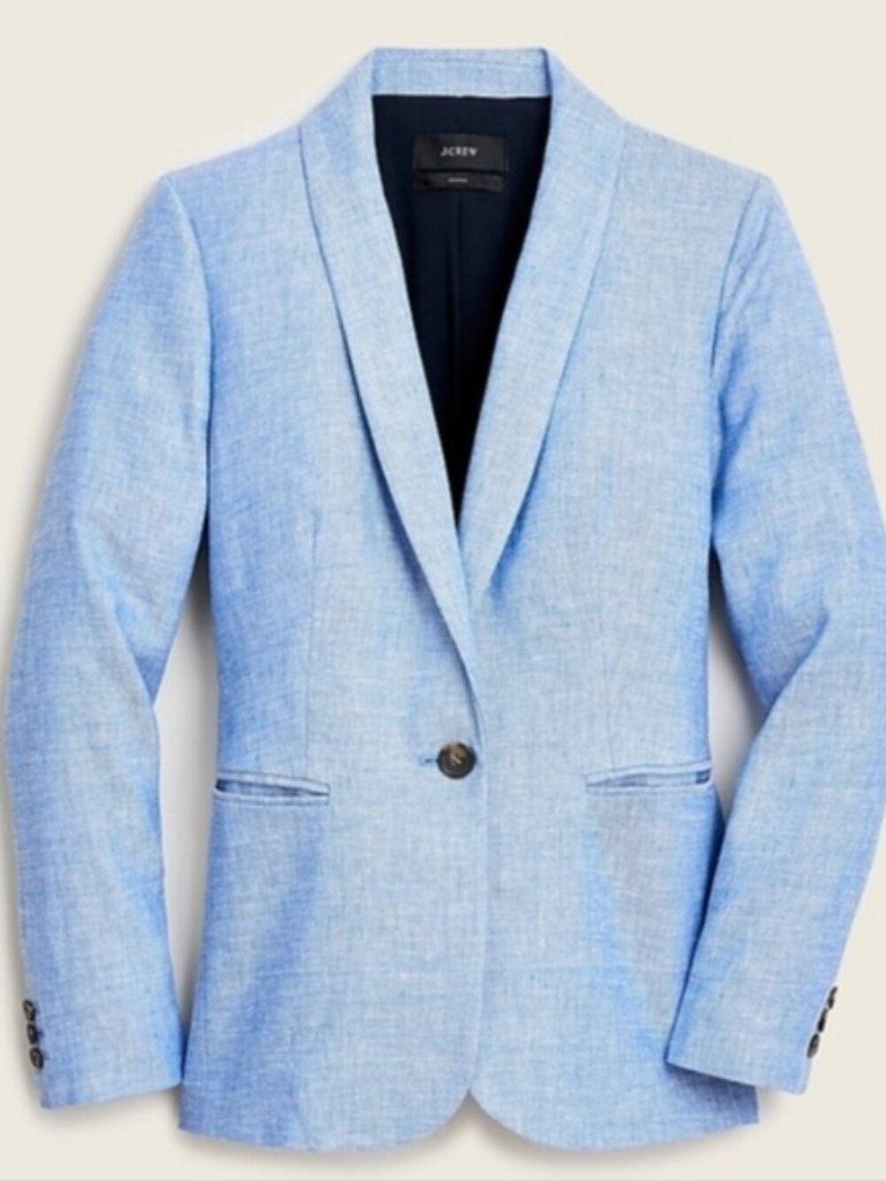 J. Crew Parke Stretch Linen Blazer